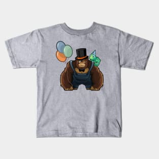 Monkey and Chameleon Party Time Kids T-Shirt